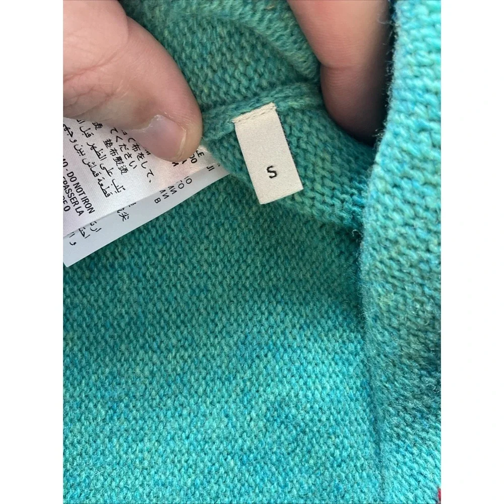 Gucci‎ Wool Sequin Collar Bow UFO Green Womens Sweater Sz S Super Rare Gorgeous - Picture 8 of 12